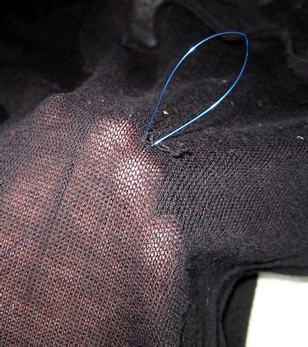 Tutorial Mending A Sweater Snag Easiest Thing Ever Easy Sewing