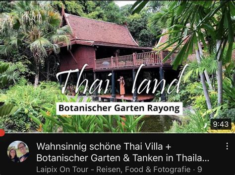 Wahnsinnig Sch Ne Thai Villa Botanischer Garten Tanken In Thailand