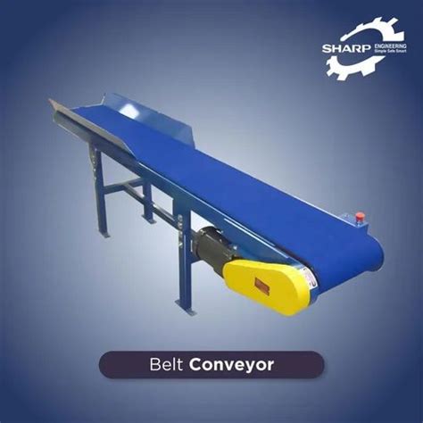 Mild Steel Belt Conveyor Capacity Kg Per Feet Load Capacity