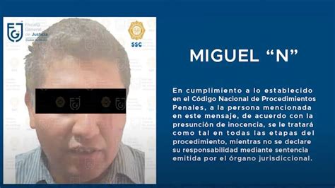 Miguel N Fiscalía Cdmx Revela Que Presunto Feminicida Serial Está