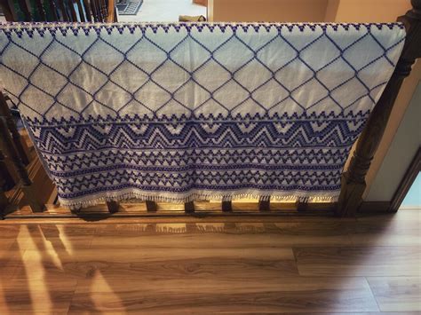 Monk Cloth Afghan Swedish Weavingmonks Clothswedish Weave Blanket