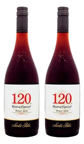 Kit 2 Garrafas Vinho 120 Reserva Especial Pinot Noir 750ml Parcelamento Sem Juros