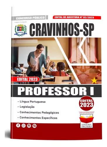 Apostila Concurso Professor I Cravinhos Sp Parcelamento Sem Juros