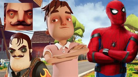 Hello Neighbor New Secret Neighbor Spider Man Aaron Butcher Skibidi