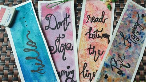 📚 Diy Bookmarks And Watercolor Techniques For Beginners Watercolor Diy