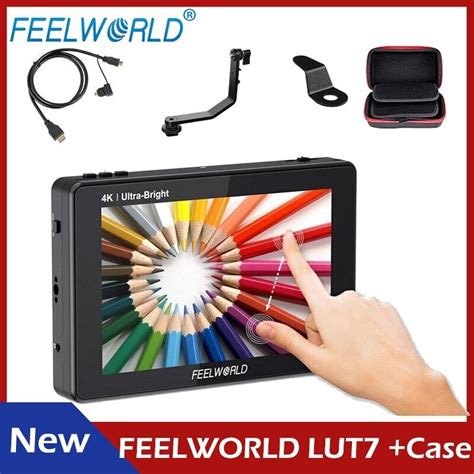 FEELWORLD LUT7 7 Inch Camera Field Monitor 2200nits Touch HD LCD 3D LUT