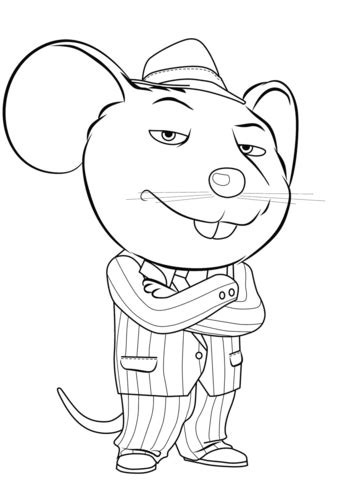 Mike From Sing Movie Coloring Page Free Printable Coloring Pages