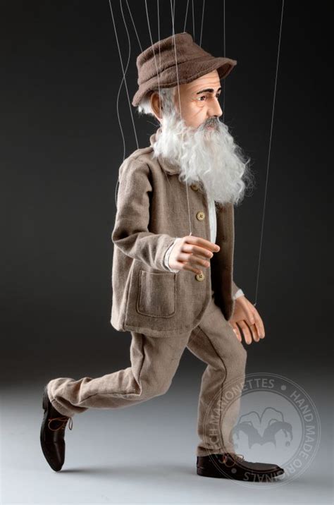 Claude Monet Custom Made Marionette With A Movable Mouth And Eyes