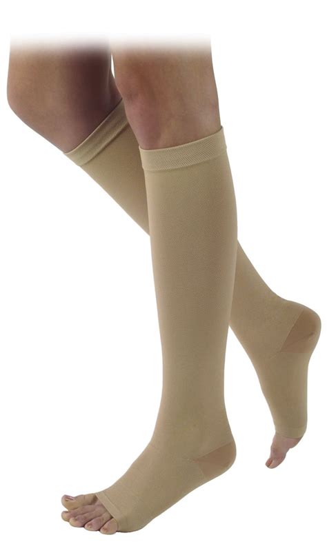 Sigvaris Natural Rubber Knee High Compression Socks C Open Toe