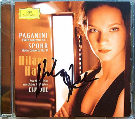 Hilary Hahn Signed Paganini Violin Concerto Spohr Eiji Oue Violin