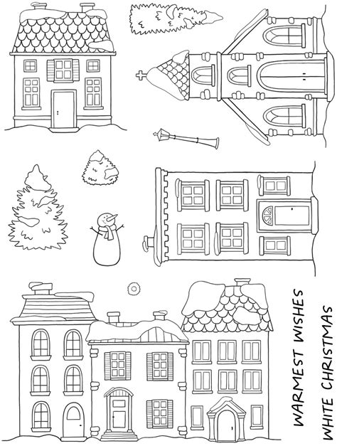 Creative Expressions Jane S Doodles White Christmas In X In Clear