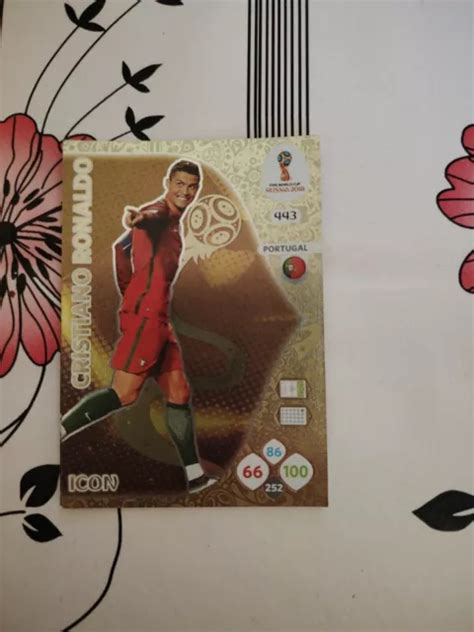 CRISTIANO RONALDO ICON Panini Carte Adrenalyn World Cup Russia 2018 1