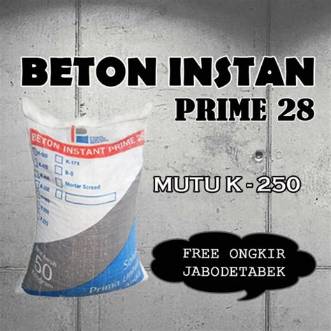 Jual Beton Instan K Zak Free Ongkir Jabodetabek Shopee Indonesia