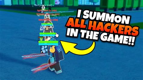 I Summon All Hackers And Take Their Bounties EZ Blox Fruits YouTube