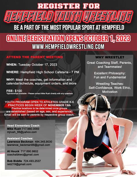 HEMPFIELD YOUTH WRESTLING REGISTRATION IS NOW OPEN! - Hempfield Wrestling