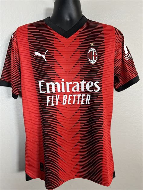 Les Nouveaux Maillots De Foot Ac Milan 2023 2024 Par Puma Maillots