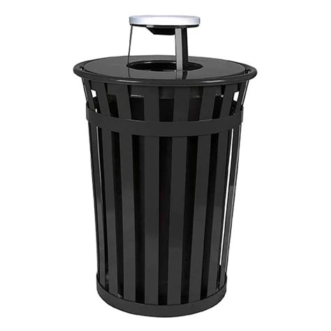 Ash Top Trash Receptacle 36 Gallon Park Tables