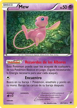 Mew Xy Xy Cartas Promocionales Pok Mon Para So