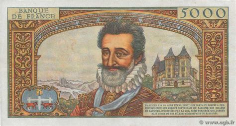 Nf Sur Francs Henri Iv France F B Billets