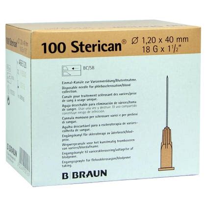 Sterican Kanülen 18 Gx1 1 2 1 2x40 mm 100 St 100 St online kaufen