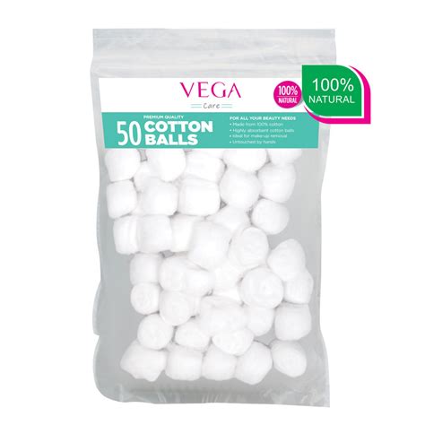 Vega Cotton Ball Pack Of