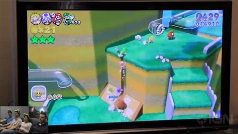 Super Mario 3D World - gameplay multiugador de 6 minutos