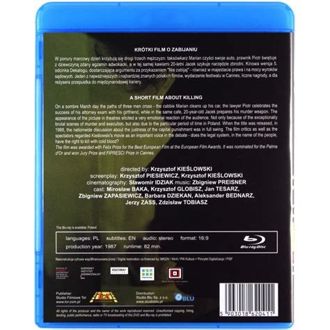 Krótki film o zabijaniu Blu Ray eMAG ro