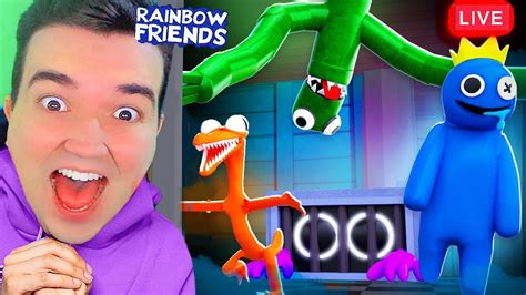 Jogando Rainbow Friends Capitulo Pela Primeira Vez No Robloxroblox