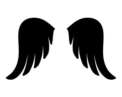 angel wings in heaven hawk feather wing pattern 22430821 Vector Art at ...