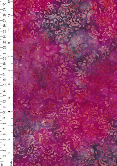 Fabric Freedom Bali Batik Stamp Batik Stamp Pink 133e