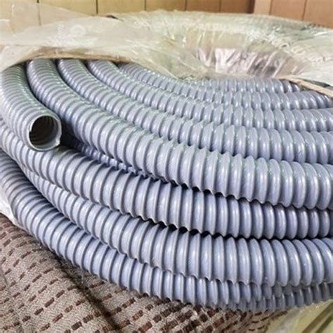 50Mm Flexible Grey Pvc Duct Hose Inside Diameter 3X4 To 8 Inch In At