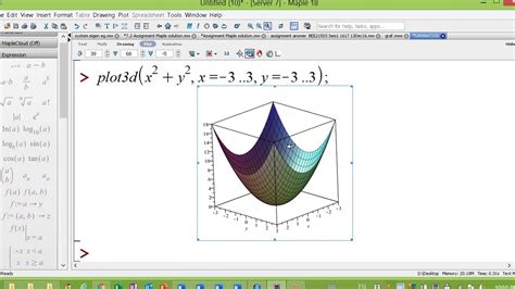 Plotting Graphs In Maple Youtube