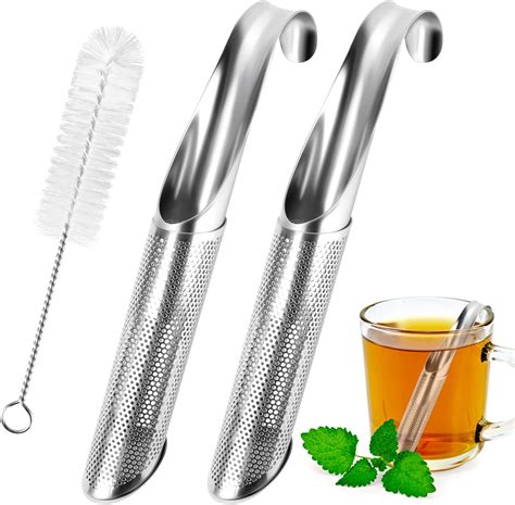 Vicloon Tea Strainer 2 Pcs Stainless Steel Herb Infuser Tea Infuser