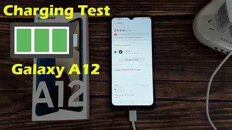 Samsung Galaxy A12 Battery Charging Test 0 To 100 Youtube