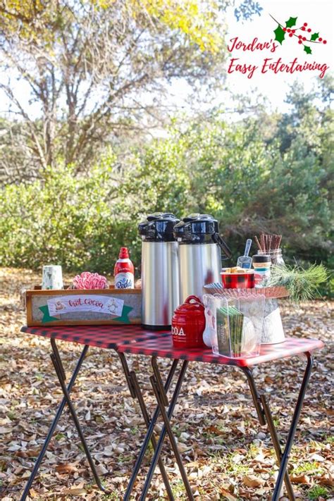 Easy Outdoor Hot Chocolate Bar Jordan S Easy Entertaining