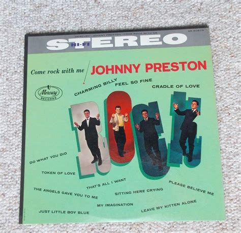 Johnny Preston Come Rock With Me Rare Mercury Records