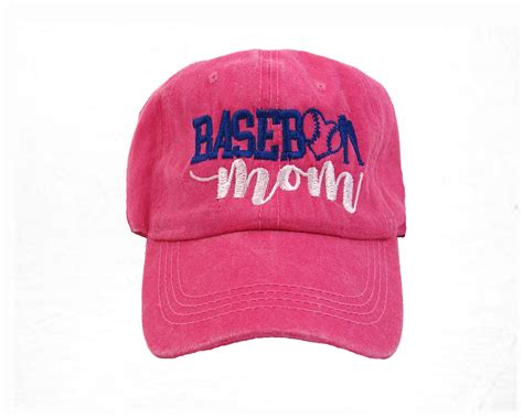 Personalized Baseball Mom Hat Baseball Mom Cap Personalized Cap