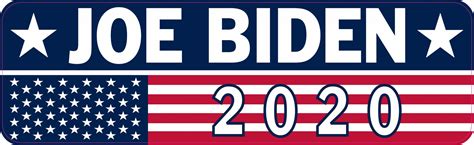 Stickertalk Joe Biden 2020 Magnet 10 Inches X 3 Inches