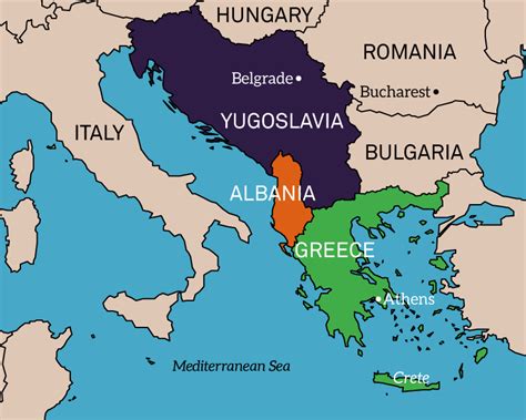 The Balkan Peninsula Map