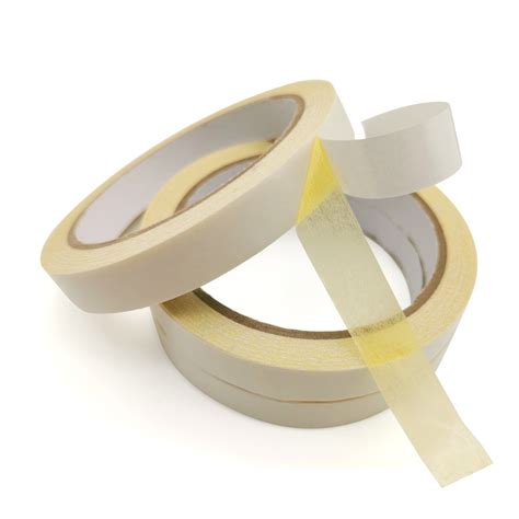 Yellowish Hotmelt Adhesive Double Sided Tissue Tape China Tissue Tape