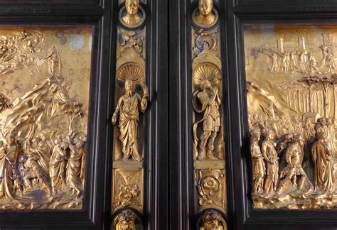 Ghiberti Gates Of Paradise Detail With Saints Lorenzo Gh Flickr