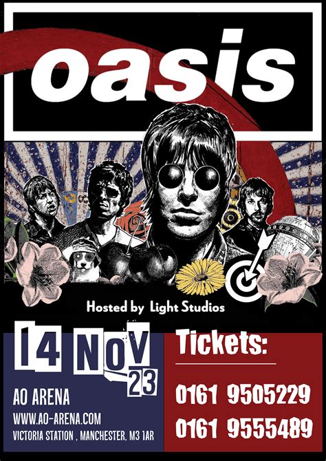 Oasis Concert Poster Design Behance