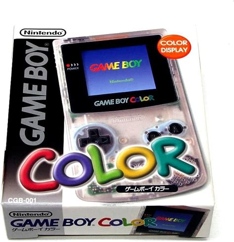 Consola Nintendo Game Boy Color Transparente Clear Amazones Videojuegos