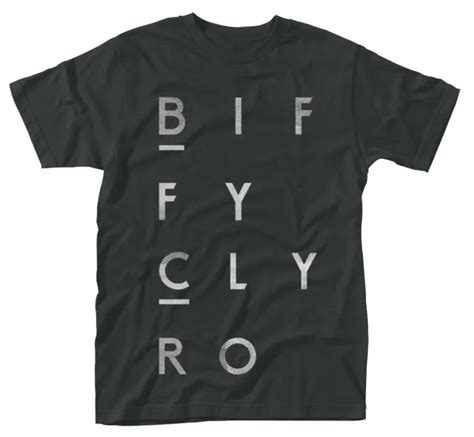 Biffy Clyro Blocks Logo T Shirt New Official Lazada Co Th