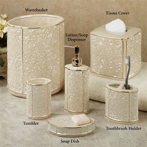 Cream Bathroom Accessories Set Everything Bathroom