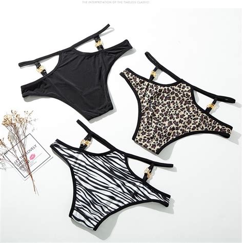 Xl L M Strip Panty Seamless Lingerie Soft Waxy Ventilation Hollowed Out Elastic Force Traceless