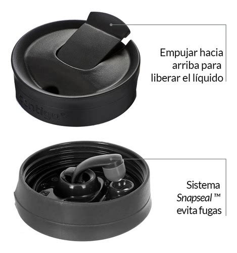 Vaso Termico Contigo Byron Acero Inoxidable Ml Contigo Jarras