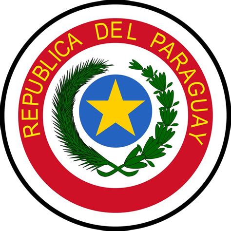 Escudo Fuente Wikipedia Coat Of Arms Flag Coloring Pages Paraguay Flag