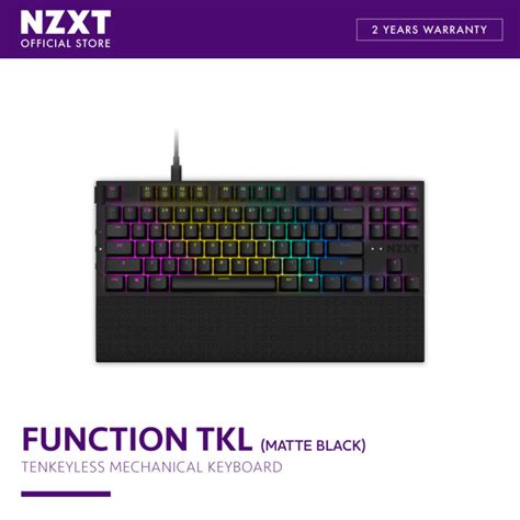 Nzxt Function Tenkeyless Modular Mechanical Keyboard Matte White