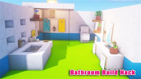 Minecraft How To Build Hacks A Bathroom Interior Design Ideas In